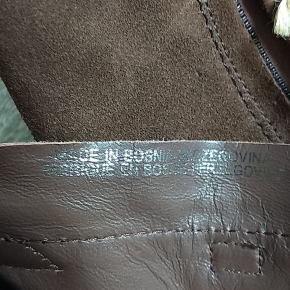 Diesel brown suede high heel ankle boots size 9 - Picture 5 of 8